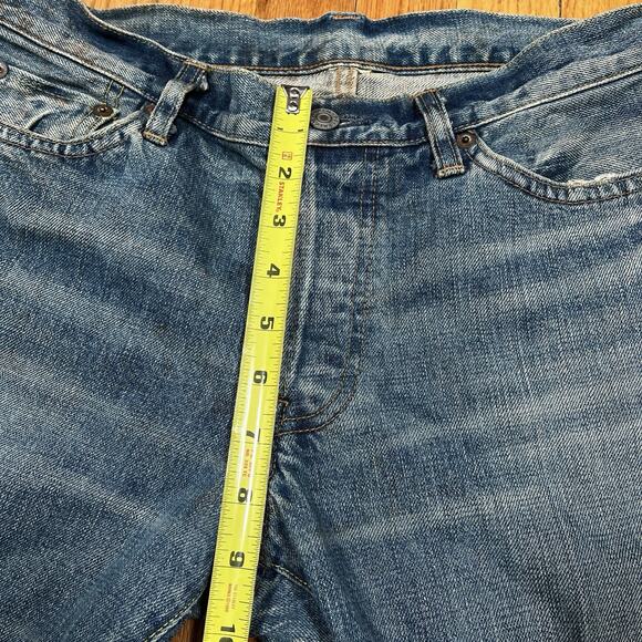 RRL Ralph Lauren Sanforized Denim Jeans Pants 28x30 Flared Leg Opening Double RL - Picture 6 of 12